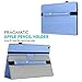 MoKo Pencil Case Holder for Apple Pencil - PU Leather Elastic Pencil Pocket Sleeve Detachable Pouch Cover for Apple Pencil, Fit iPad Pro 9.7 Inch Cases and iPad Pro 10.5 Inch Cases, BLUE