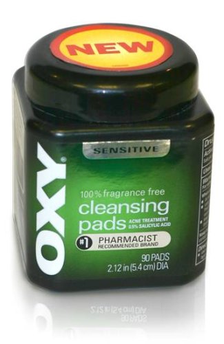 oxy pads sensitive skin