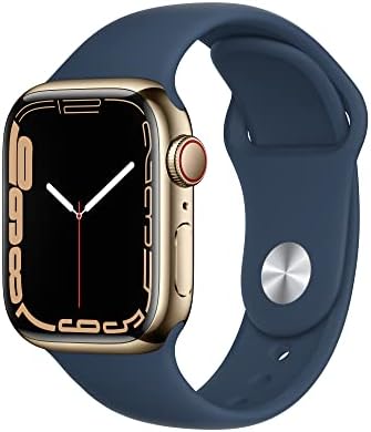Amazon.com: Apple Watch Series 7 (GPS + Cellular, 41mm) Blue 
