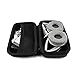 Geekria UltraShell Case Compatible with Sennheiser PXC300, PXC250-II, PXC250, PX200-II, PPX200, MM60 Headphones, Replacement Protective Hard Shell Travel Carrying Bag with Cable Storage (Black)