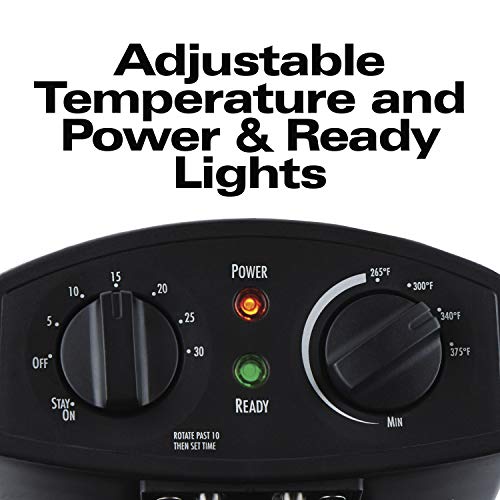 Hamilton Beach Deep Fryer with 2 Frying Baskets, 19 Cups / 4.5 Liters