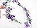 Floral Fall BOHO Headband Flower Crown Festival Wedding Beach Hair Wreath F-01 F-30 (Lavender)