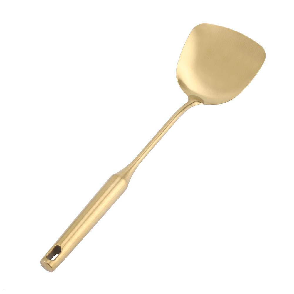 Stainless Steel Spatula Turner Wok Spatula Cooking Turner Heatresistant Ergonomic Handle Cooking Shovel Spatulaturner for Eggs Pancakes Omelet Burger
