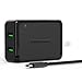 Tronsmart 4.8A Dual USB Wall Charger with Quick Charge 2.0 Technology.Foldable Plug for S7, S7 Edge, iPhone 6s / 6 / 6 Plus, iPad Air 2 / mini 3, LG G4, Nexus 6 and More
