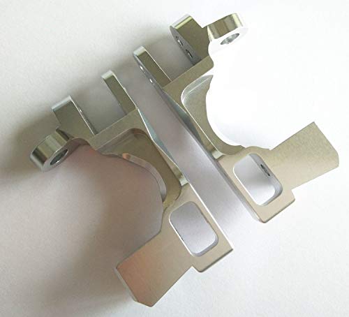 Aluminum Caster Blocks C-hubs Silver for Traxxas 1/10 Slash 4X4 Stampede 4X4 XO-1 Ford Fiesta ST Rally Rally VXL RUSTERLER 4X4 Telluride 4x4 6832 6832X