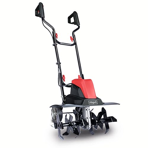 Scheppach Motobineuse Électrique Mte460-2 Cv - 1500 W - Noir et Rouge
