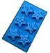 2 Star Shaped Silicone Molds – Patriotic Party Stars Soap Mold – Kids DIY Stellar Star Crayons - 4th of July Holiday Shapes by Jolly Jon