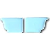 5" Low-Gloss K-Style Aluminum Gutter End Caps &ndash; Left &amp; Right Set &ndash; Fits Standard 5" Aluminum Rain Gutters (Not Compatible with Plastic Gutters)