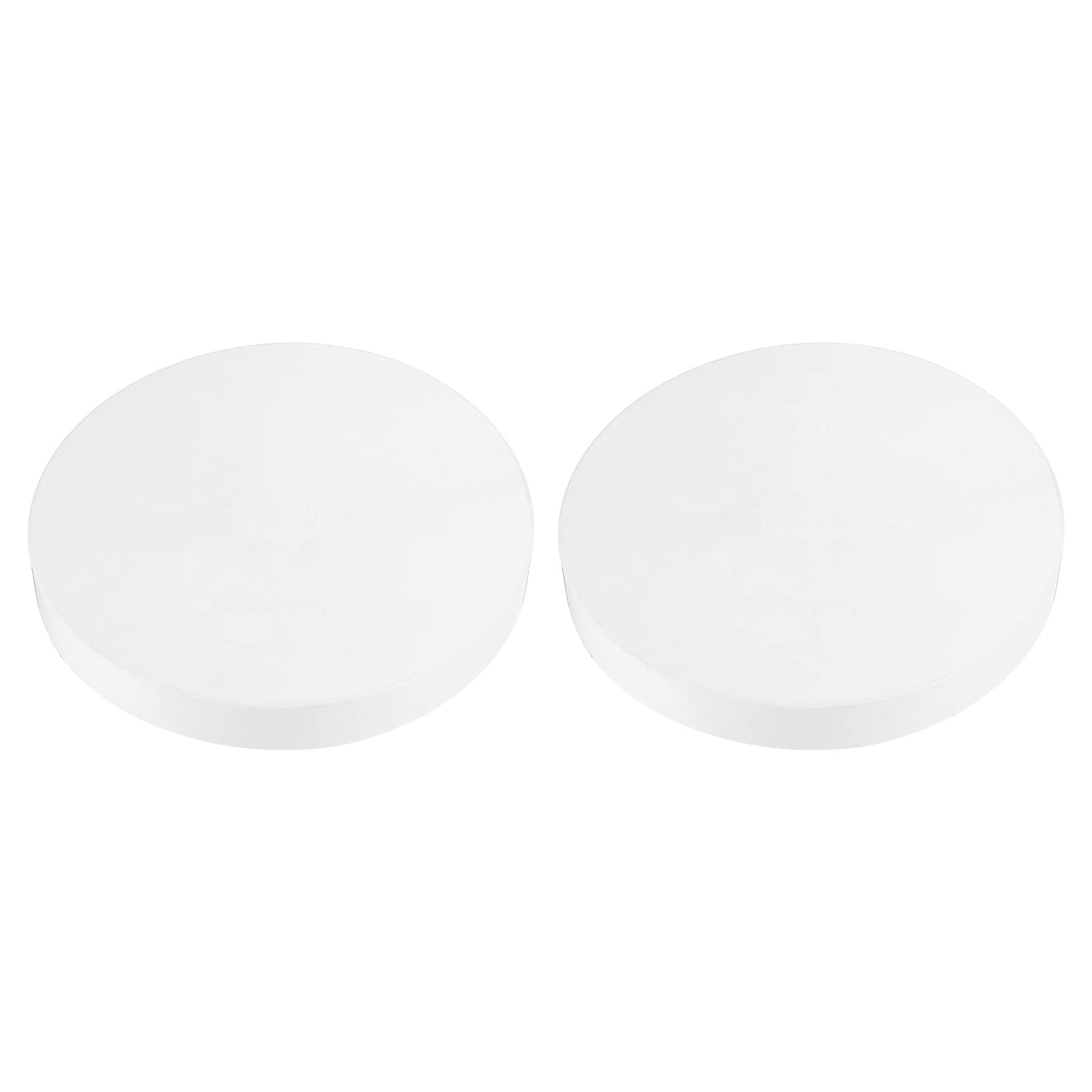 PATIKIL 6.5"/165mm PVC Pipe End Cap Fitting, 2 Pack Furniture Grade Plug Coupling Socket for DIY, Garden