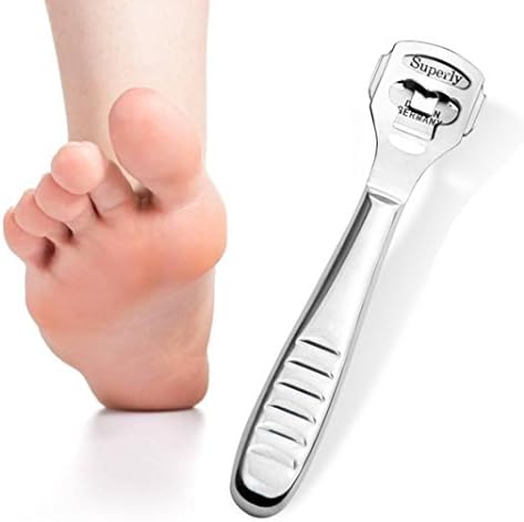 Nail Art,Putars Professional Portable Stainless Steel Clean the Toes and Nails Remove the Dead Skin of Heel and Toe Tool