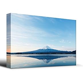 Mt Fuji and Reflection on a Perfectly Smooth Lake