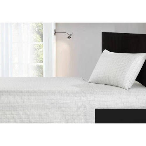 7 Piece Black White Metro Block Comforter Set Full Dark Black