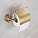 Oulantron Antique Brass Toilet Paper Holder Roll Tissue Bracket Wall Mounted