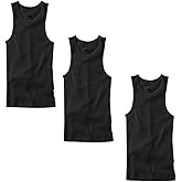 TZ Promise 3-6 Pack Men's Tank Top Undershirt 100% Cotton Plain Ribbed Workout A-Shirts