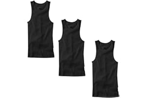 TZ Promise 3-6 Pack Men's Tank Top Undershirt 100% Cotton Plain Ribbed Workout A-Shirts