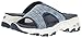 Skechers Cali Women's D'Lites-Cool Footings Wedge Sandal, Blue, 7 M US