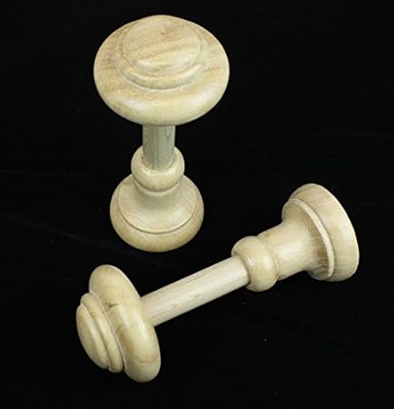 Pair Of Sunflex Wooden Curtain Holdbacks Hold Backs Beech Stem