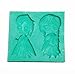 Frozen Anna Elsa and Olaf Silicone Fondant Mold Chocolate Mold Candy Mold