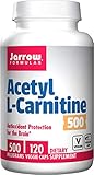 Jarrow Formulas Acetyl L-Carnitine 500 mg, Supports Antioxidant Protection for the Brain, 120 Caps