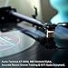 MUIFA Bluetooth Output Turntable, Belt Driven Hi-Fi Wireless Stereo Record Player w/ MM Cartridge, Built-in Preamp, Convert Vinyl to Digital, 33-1/3 and 45 RPMthumb 2