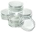 Estilo Estilo Clear Plastic Jars, Cosmetic Containers with Lids 10 Gram - 25 count
