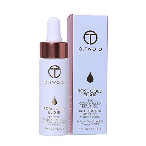 RedDhong 24k Rose Gold Makeup Oil Before Foundation Primer Moisturizing Face Oil Essential Oil