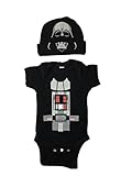 Star Wars Baby Darth Vader Bodysuit Set With a Hat (NB)