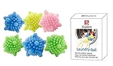 iSuperb Solid Colorful Laundry Ball Washing Ball, Set of 6 2.4 inch