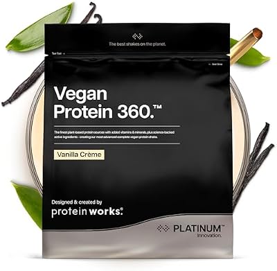 Protein Works | Vegan Protein 360 - Ouro, Creme de Baunilha, 2 kg