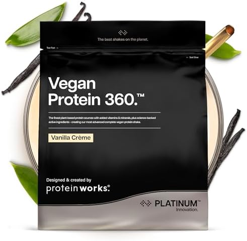 Protein Works | Vegan Protein 360 - Ouro, Creme de Baunilha, 2 kg