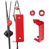 SPG Archery Peep Sight, 1/4" 3/16" Aluminum Peep Sight or Tubing peep Sight with Bowstring Splitter for Archery Compound Bow