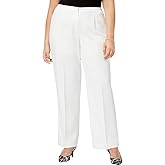 Kasper Plus-Size Stretch Straight Leg Pant