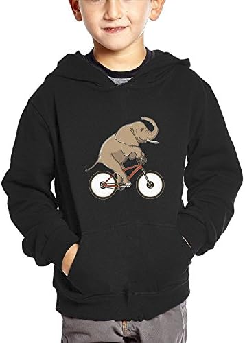 Nice Liza Elephant Ride Bicycle Toddler Sweatshirt Tops Kids Hoodies 3 Toddler