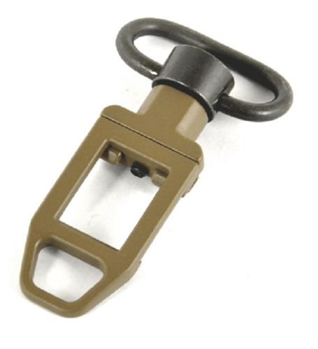 Green Blob Outdoors (Flat Dark Earth) Tactical Rifle Sling Loop Ambush Low Profile With QD Sling Swivel Point