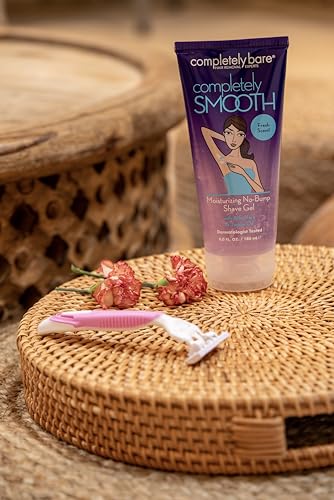 completely bare completely SMOOTH Moisturizing No-Bump Shave Gel - Hydrating Aloe Vera & Jojoba Oil