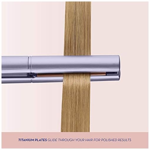 Conair Unbound Cordless Titanium 1" Flat Iron - The First High Performance Cordless, Rechargeable Flat Iron for Sleek & Straight Styles Anytime, Anywhere