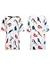ROMWE Women's Summer Cute Birds Print Short Sleeve Loose Tunic Top Dress