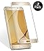 Galaxy S6 Edge Screen Protector,(2 Pack) Elebase 3D CurvedTempered Glass,Anti-Scratch,9H Hardness,Full Coverage,Anti-Bubble Clear Film for Samsung Galaxy S6 Edge(Gold)