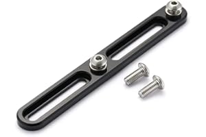 Cestbon Bike Bottle Cage Adapter Bicycle B-RAD Mounting Base Adjustable Bottle Mount Alt Position Cage Bracket (2 Slot)