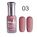 Matte Dull Nail Polish XUANOU 12ml Fast Dry Long Lasting Nail Art Matte Nail Polish Gel (Rose Gold)