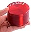 Kingtop Herb Spice Grinder Large 3.0 Inch Red