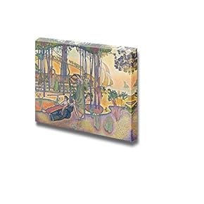 The Evening Air by Henri-Edmond Cross - Canvas Print Wall Art Famous Painting Reproduction - 12" x 18"