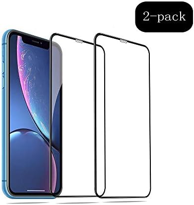 [2-Pack] Screen Protector Compatible for iPhone XR,Full Coverage,0.33mm,Anti-Scratch,Anti-Fingerprint,HD Clear,Tempered Glass Screen Protector Compatible for iPhone XR Case