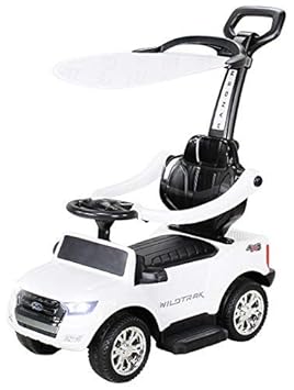 Actionbikes Motors Kinder Rutschauto Ford Ranger Lizenziert Kinderauto Kinderspielzeug Spielzeug für Kinder (Weiß)