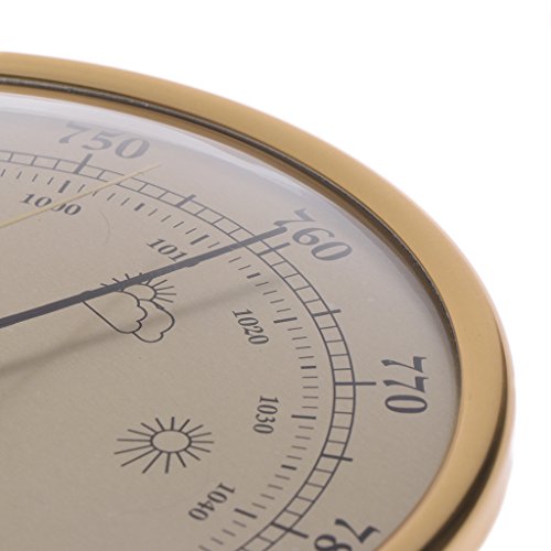 Youngy Wall Mounted Household Barometer Thermometer Hygrometer Weather Station Hanging