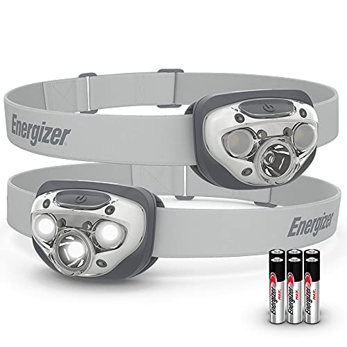 Energizer LED Headlamp PRO (2Pack), IPX4 Water Resistant Headlamps