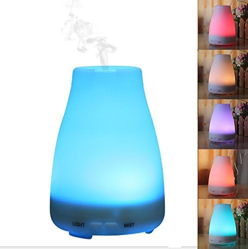 Sexy Diary Aroma Essential Oil Diffuser 7 Color Change 100ml Ultrasonic Humidifier with Cold Fog Technology and Waterless Auto Shut-off Features for Children's Bedroom Bedroom Office