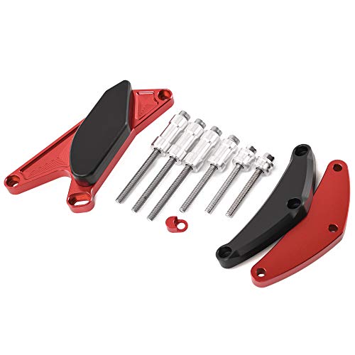 GSX-R 600 750 Engine Stator Clutch Case Crash Pad Slider Protector for Suzuki GSXR 600 750 GSXR600 GSXR750 2006-2010 (Red)