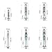 HELIFOUNER Hollow Wall Anchor Screws Set, 6 Sizes Heavy Duty Zinc Plated Steel Molly Bolt Hollow Drive Wall Anchor Screws Assortment Kit for Drywall, Plaster and Tile, 48 PCS