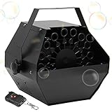 FORUP Portable Bubble Machine, Professional Automatic Bubble Maker with High Output for Outdoor/Indoor Use, Wireless Remote Control